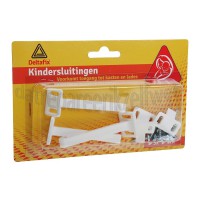 Foto van Deltafix Kindersluiting Kindersluitingen wit Voor kastjes en laden 