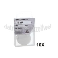 Foto van Deltafix Hanger Plakkaat hangers wit 30mm 