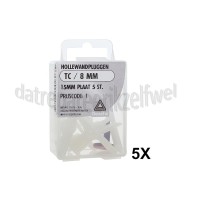 Foto van Deltafix Plug Holle wand pluggen 8mm 15mm plaat type C 