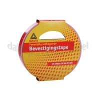 Foto van Deltafix Tape Bevestigingstape wit Tweezijdig zelfklevend 5000x19mm 