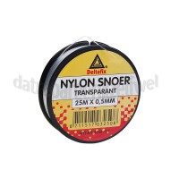 Foto van Deltafix Koord Nylon koord Transparant 25mx0.5mm 