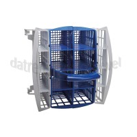 Foto van Ariston-Blue Air Bestekbak 8 vaks -met handvat- LV64AIX -blauw- 
