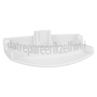 Foto van AEG Deurgreep Breed 10cm -wit- Lavamat 72630,74530 
