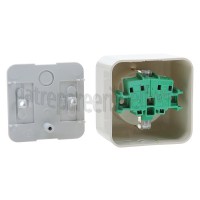 Foto van Elso Wandkontaktdoos Enkel + RA opbouw, wit 16A bij 250V AC 