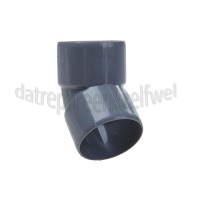 Foto van Dps Bocht PVC 40mm 45 gr 2x lijm 