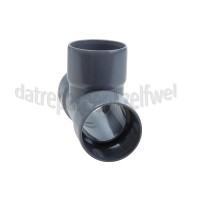Foto van Dps T-stuk PVC 40mm 90 gr. 3x lijm 