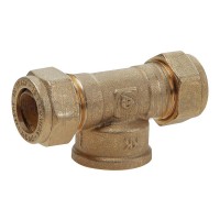 Foto van Dps Knelkoppeling T stuk 15x1/2x15 
