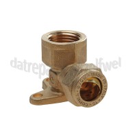 Foto van Dps Muurplaat knel 1/2' x 15mm 