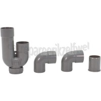 Foto van Sifon P/S 40mm -grijs- 