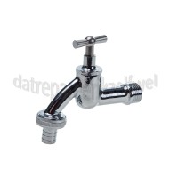 Foto van Dps Slangwartelkraan met kruk 1/2'x3/4' 