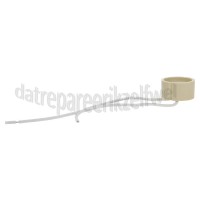 Foto van Lamphouder GU10 T250 Wit Haakse fitting van teflon 
