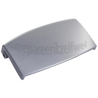 Foto van AEG Deurgreep Breed, 10cm, metallic grijze plastic greep LAV74640, LAV75747 