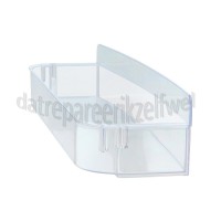 Foto van Pelgrim Flessenrek Transparant 405x105x70mm 