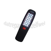 Foto van Hofftech Looplamp 24 led incl. haak Rubber met magneet 