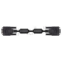 Foto van BMS Verlengkabel 15P SUB D HD (M-F)+FB zw Silverline 