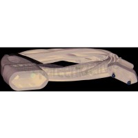Foto van Q-Link Snoer 2x0,75mm2 575W 2.5A zwart 3M Verlengsnoer met eurostekker 