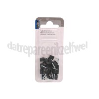 Foto van Q-Link Clip 8mm VMVL + coax 12 zwart 20 stuks kabelclip 