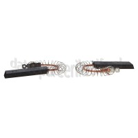 Foto van Bosch Koolborstel set, 43 x 13.5 x 5mm met veer/klem WAE1816, WM12E16, WAE2849 