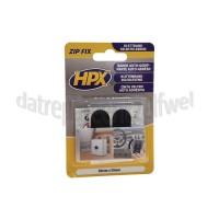 Foto van HPX Klittenband Zelfklevende Klittenband Pads Zwart per 2 Zip Fix, 20mm x 50mm 