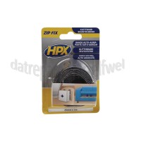 Foto van HPX Klittenband Zelfklevende Klittenband Haak + Lus Zwart Zip Fix, 20mm, lengte 1 meter 