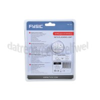 Foto van Fysic Bel Draadloze deurbel met flits Plug&play 