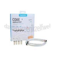 Foto van Technetix Aansluitkabel Coax aansluitset, Ziggo geschikt 4K Ultra HD, 4G proof 