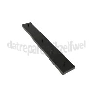 Foto van Calex Plafondplaat Metalen plafondplaat mat zwart 70x10cm 3 gaten 