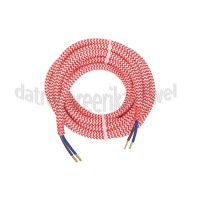 Foto van Calex Kabel Kabel rood/wit 2x0,75mm 3m Max. 250V-60W 