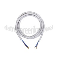 Foto van Calex Kabel Kabel metallic grijs 2x0,75mm 1,5m Max. 250V-60W 