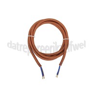 Foto van Calex Kabel Kabel bruin 2x0,75mm 1,5m Max. 250V-60W 