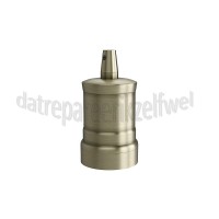 Foto van Calex Lamphouder Aluminium lamphouder, piek model M-035, mat brons E27, max. 250V-60W 