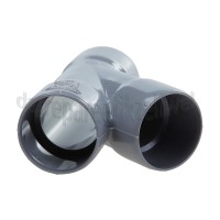 Foto van Dps T-stuk PVC 32mm 45 gr. 3x lijm 