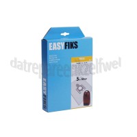 Foto van Easyfiks Stofzuigerzak Easyfiks Polyprosyleen 4lt Nieuwe model F-H-J-M 5 stuks 