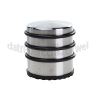Foto van Deltafix Deurstop Deurstopper 6,5x7cm Chroom, RVS Look 