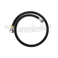 Foto van Easyfiks Gasslang Rubber flexibel voor los staande apparaten Gastec 100 cm met koppelingen 