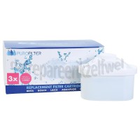 Foto van Purofilter Waterfilter Filterpatroon 3-pack Brita Maxtra 