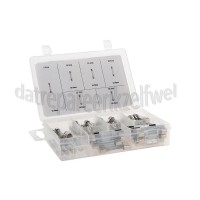 Foto van Benson Glaszekering Assortimentsdoos 6,3 x 32 mm. Glaszekeringen 5-30 amp 