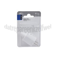 Foto van Q-Link Stekker 16A 3600W RA wit Stekker van PVC 