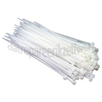 Foto van Q-Link Bundelbandjes 180x4.0 mm transparant/wit Tie-wrap 