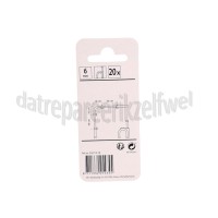 Foto van Q-Link Clip 6 mm rond wit normale coax 