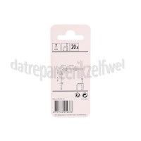 Foto van Q-Link Clip 7mm VMVL + coax 12 wit 20 stuks kabelclip 