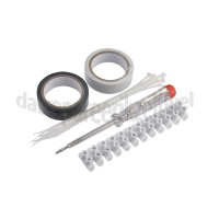 Foto van Q-Link Montageset Spanningzoeker, kroonstrip, isolatieband, bundelband montageset 