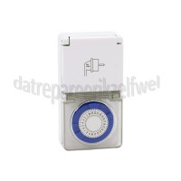 Foto van Q-Link Schakelklok Buiten schakelklok Spatwaterdicht,dag progr. 