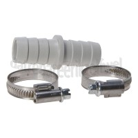 Foto van Easyfiks Verbindingsstuk 19 x 19 mm met 2 slangklemmen 