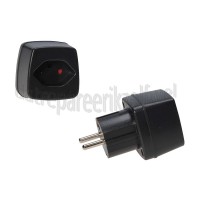 Foto van Brennenstuhl Stekker Verloopstekker EUR - Zwitserland 10 amp. 250V, geaard 