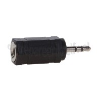 Foto van Easyfiks Jack Adapter Jack 2.5mm Stereo Male - Jack 3.5mm Contra Stereo Female Verloopstekker 