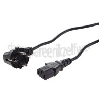 Foto van Easyfiks Netvoedingskabel Voedingskabel C13, 230V, 10 Amp 2.5 Meter, 3x0.75mm2 