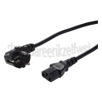 Foto van Easyfiks Netvoedingskabel Voedingskabel C13, 230V, 10 Amp 5.0 Meter, 3x0.75mm2 