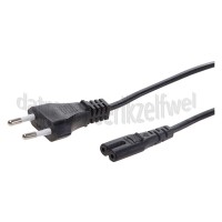 Foto van Easyfiks Netvoedingskabel Voedingskabel C7, 230V, 5 Amp 5.0 Meter, 2x0.75mm2 radio 