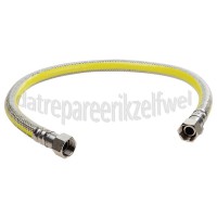 Foto van Easyfiks Gasslang RVS flexibel voor alle apparaten Superflex 75 cm met gastec keurmerk 
